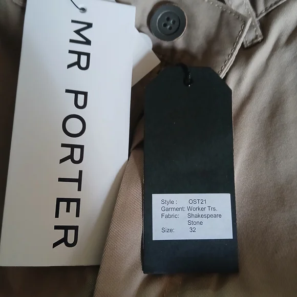 Oliver Spencer Beige Chinos - Picture 3 of 3